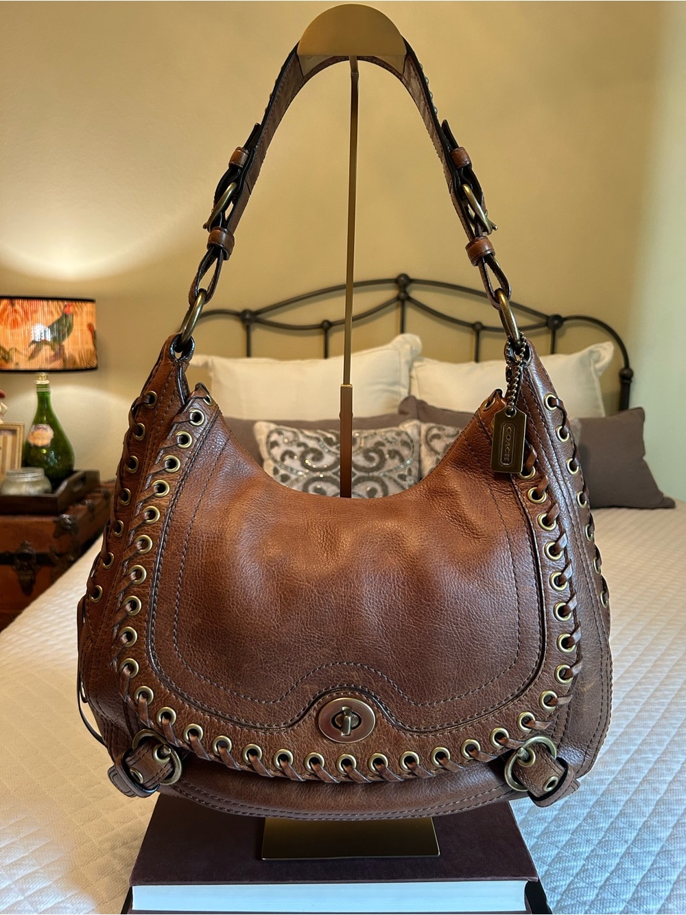 Coach Chelsea Abbey Lace Hobo in Brown No. C0793-10971